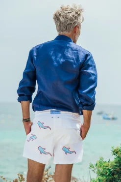 All Over Shark - White