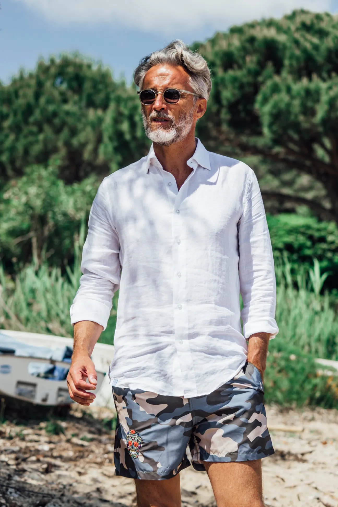 Ermitage Court Mex Camo - Blue