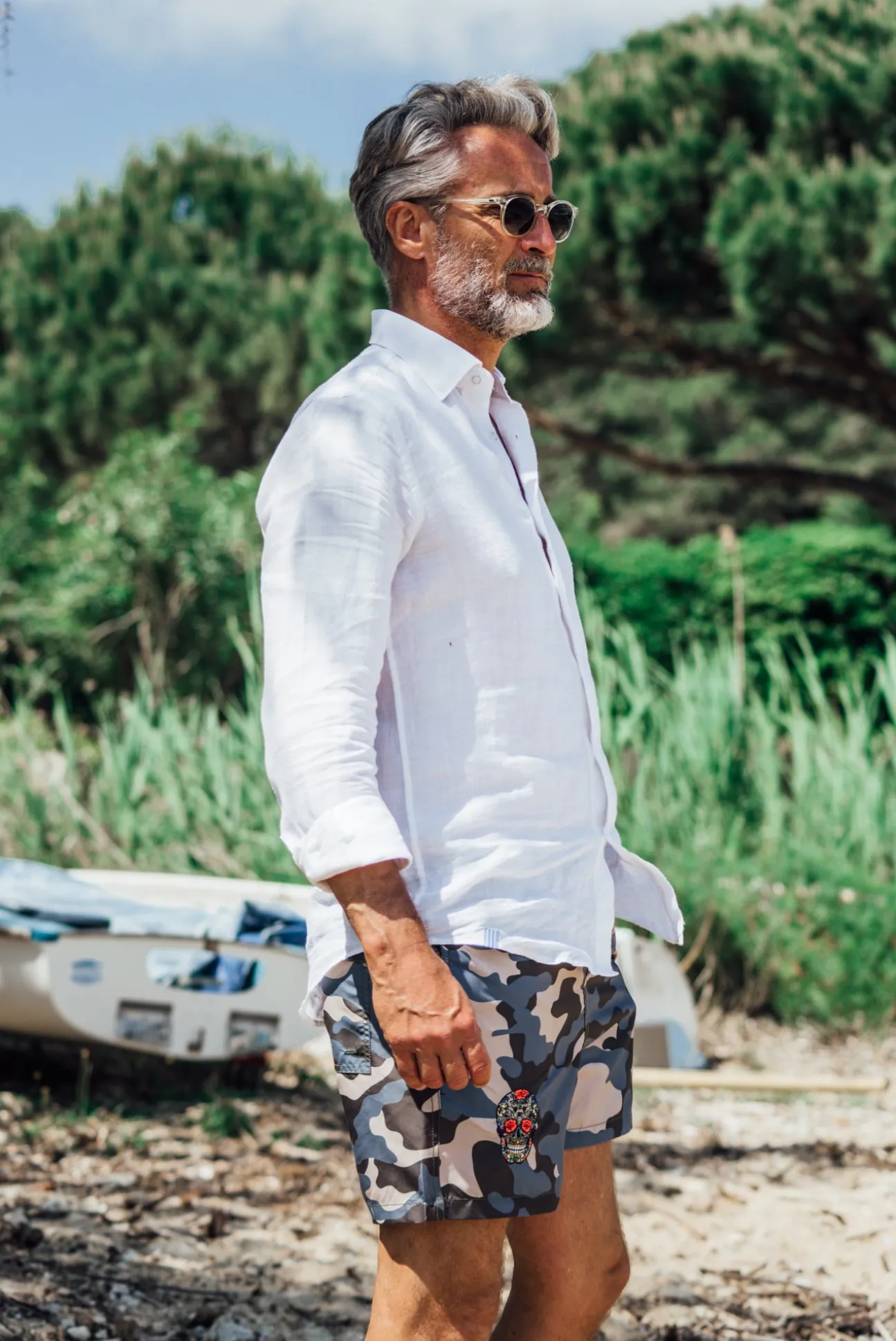 Ermitage Court Mex Camo - Blue