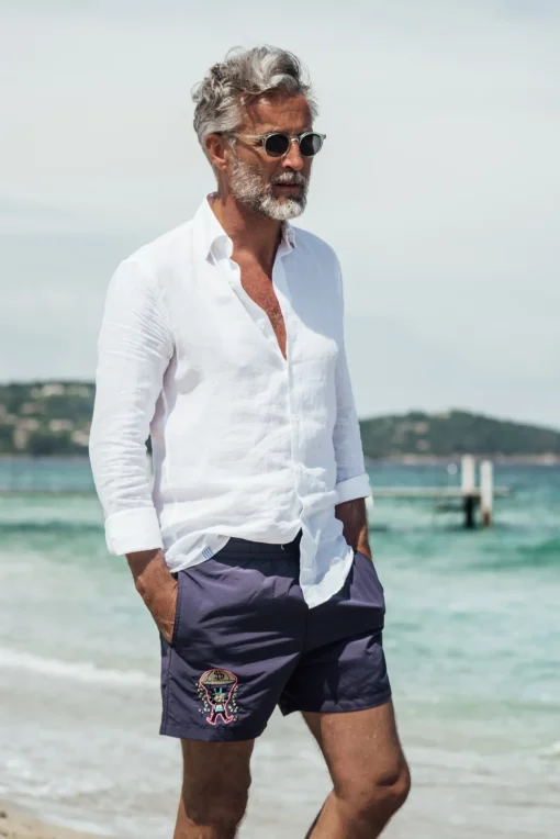 Ermitage Court Mono Golden - Navy